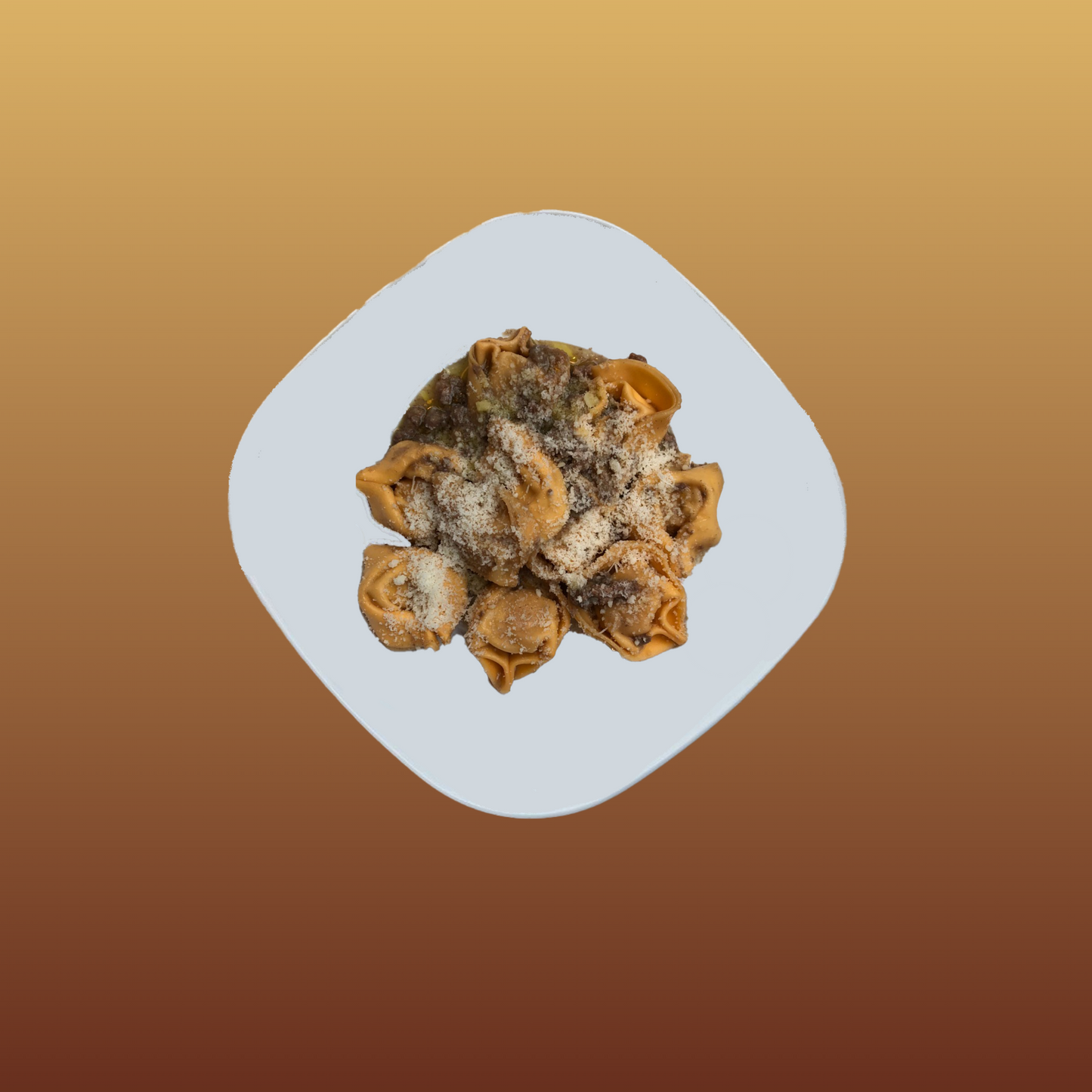 Tortelloni Crudo e Grana